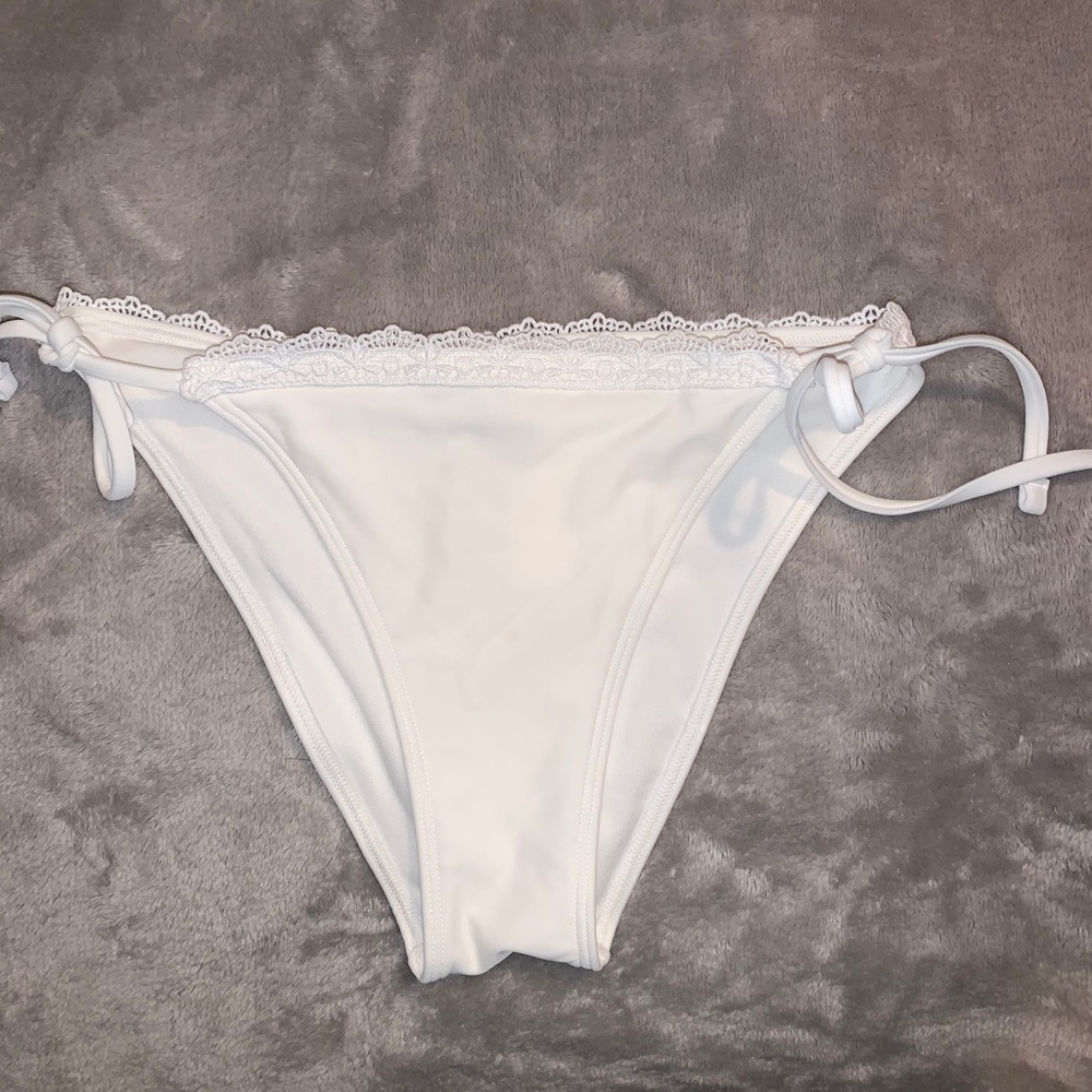 Hollister White swim suit bottoms